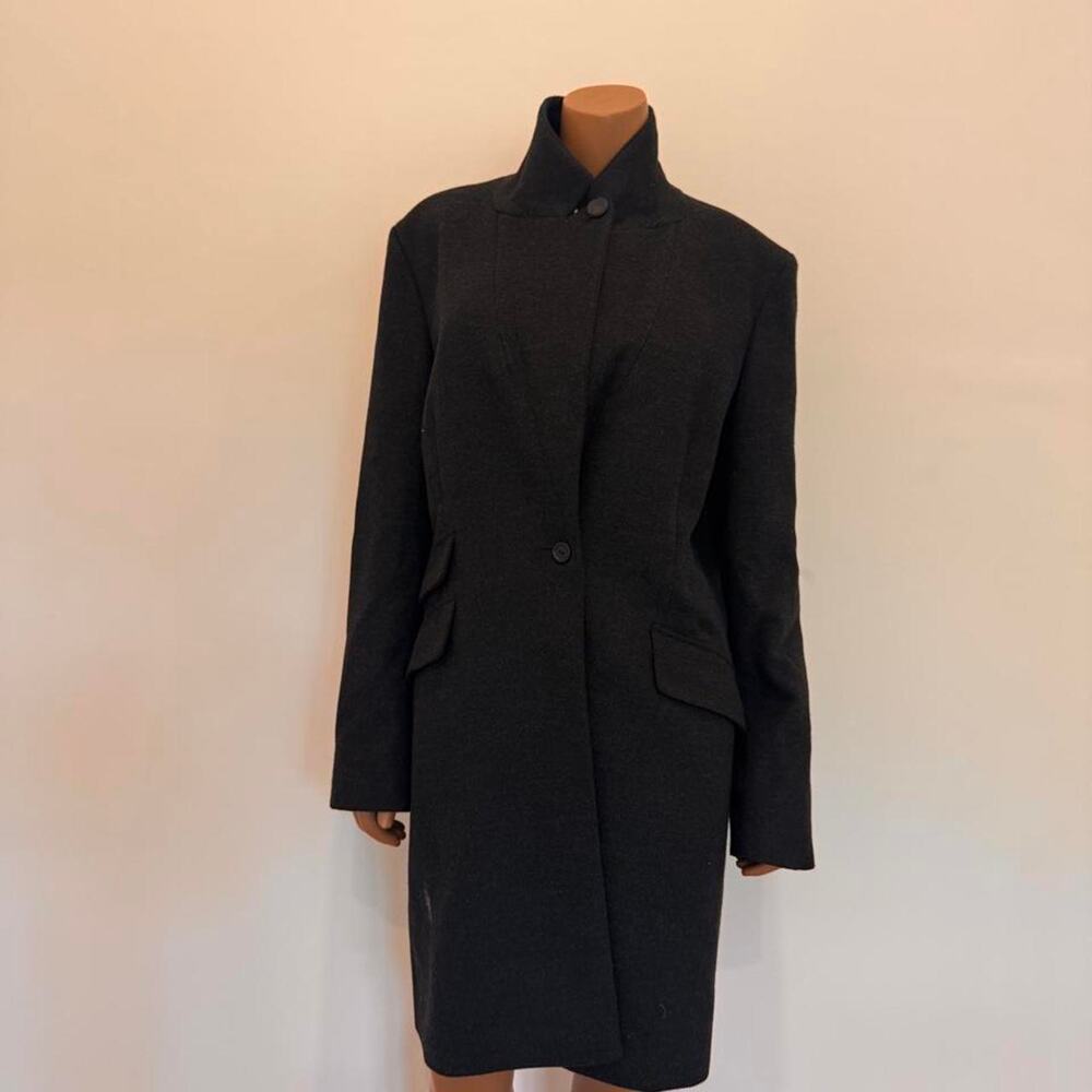 Antonio melani black tailored coat